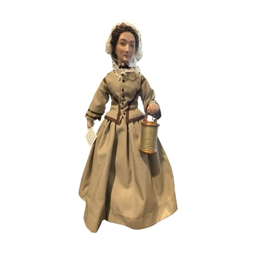 Florence Nightingale Doll – United States Historical Society – w/‎ Lantern